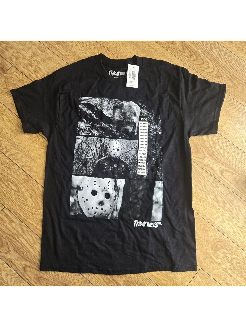 NWT: Friday The 13th Jason Voorhees Horror SPENCERS T-Shirt Black Adult Medium